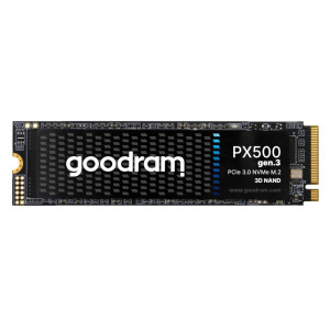 Goodram PX500  1TB NVMe SSD  M.2 Gen3  3.300MB/s Lezen  2.700MB/s Schrijven