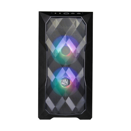 Cooler Master MasterBox TD300 Mesh RGB  Micro Tower Case  Zwart