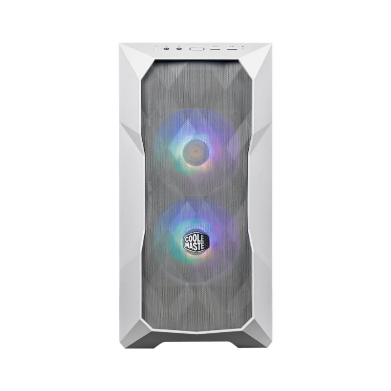 Cooler Master MasterBox TD300 Mesh RGB  Micro Tower Case  Wit