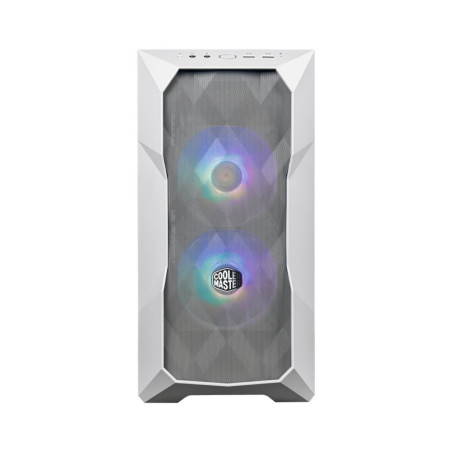Cooler Master MasterBox TD300 Mesh RGB  Micro Tower Case  Wit