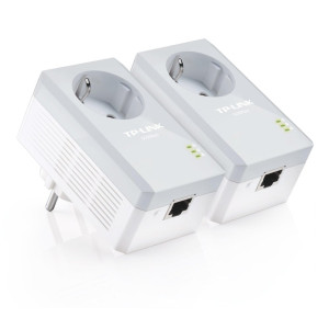 TP-Link TL-PA4010P KIT V5  Powerline Adapter Set  600 Mbps  Fast Ethernet  Met Stopcontact  Wit  HomePlug AV