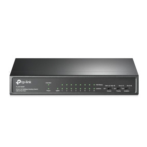 TP-Link TL-SF1009P  Unmanaged  Fast Ethernet (10/100 Mbps)  Power over Ethernet (PoE)