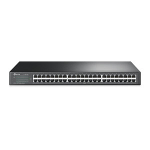 TP-Link TL-SF1048  48-poorts Fast Ethernet Unmanaged Switch  19 Rackmount  Plug  Play  Zwart