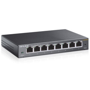 TP-Link TL-SG108S  Unmanaged Switch  8 Poorten  Gigabit Ethernet (10/100/1000 Mbps)  Desktop
