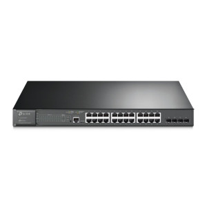 TP-Link TL-SG3428MP  JetStream Managed L2 Switch  28 Poorten  Gigabit Ethernet (10/100/1000 Mbps)  24x PoE (384W)  4x SF