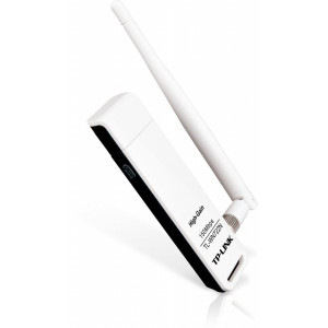 TP-Link TL-WN722N  Wi-Fi 4 USB-adapter  150 Mbps  24 GHz  USB 2.0  Zwart