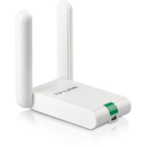 TP-Link TL-WN822N  Wi-Fi 4 USB Adapter  300 Mbps  24 GHz  Dual Antennes  USB 2.0  Zwart