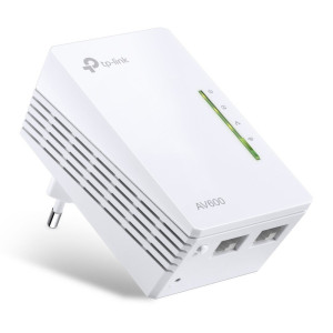 TP-Link TL-WPA4220  Powerline Adapter  500 Mbps Powerline  Wi-Fi N300  Fast Ethernet  Wit