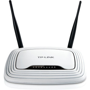 TP-Link TL-WR841N  WiFi 4-Router  Fast Ethernet  Single-band (24 GHz)  tot 300 Mbit/s