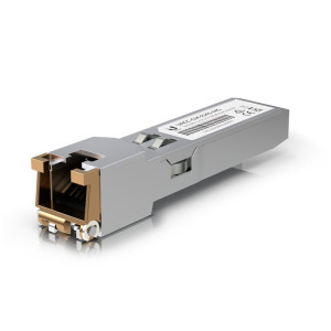 Ubiquiti UACC-CM-RJ45-MG  SFP Transceiver Module  10/5/2.5/1 Gbps  Koper  RJ45  100 m