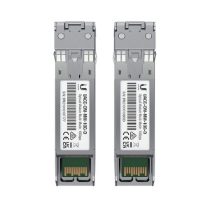 Ubiquiti UACC-OM-MM-10G-D-2  SFP Transceiver Module  10 Gbps  Multimode  850 nm  LC Duplex  300 m
