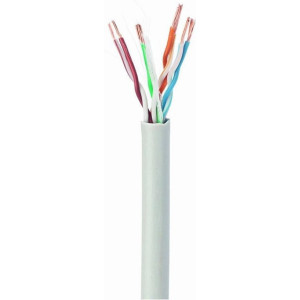 Gembird U/UTP Cat 5E Netwerkkabel  100 m  Grijs