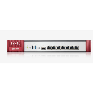 Zyxel USG Flex 500  Next-Gen Firewall  7x Gigabit LAN/WAN  1x SFP  23 Gbps SPI  810 Mbps VPN  Nebula Cloudbeheer  1U Ra