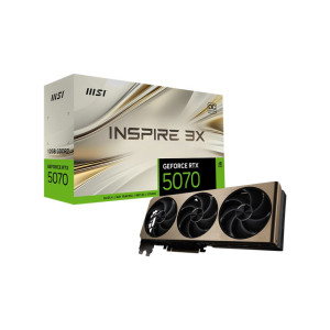 MSI GeForce RTX 5070 INSPIRE 3X OC  12GB GDDR7  DLSS 4  Videokaart  Nvidia GPU