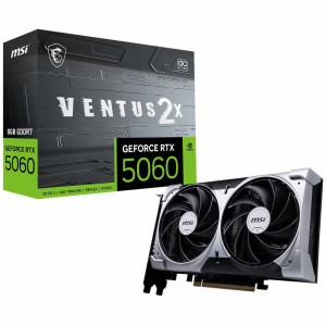 MSI GeForce RTX 5060 Ventus 2X OC  8GB GDDR7  DLSS 4  Videokaart  Nvidia GPU