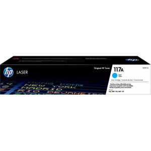 HP 117A  Lasertonercartridge  Origineel  Cyaan  1 stuk