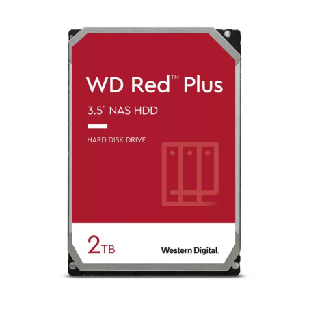 Western Digital Red Plus NAS HDD 3.5  2TB SATA III  7200RPM