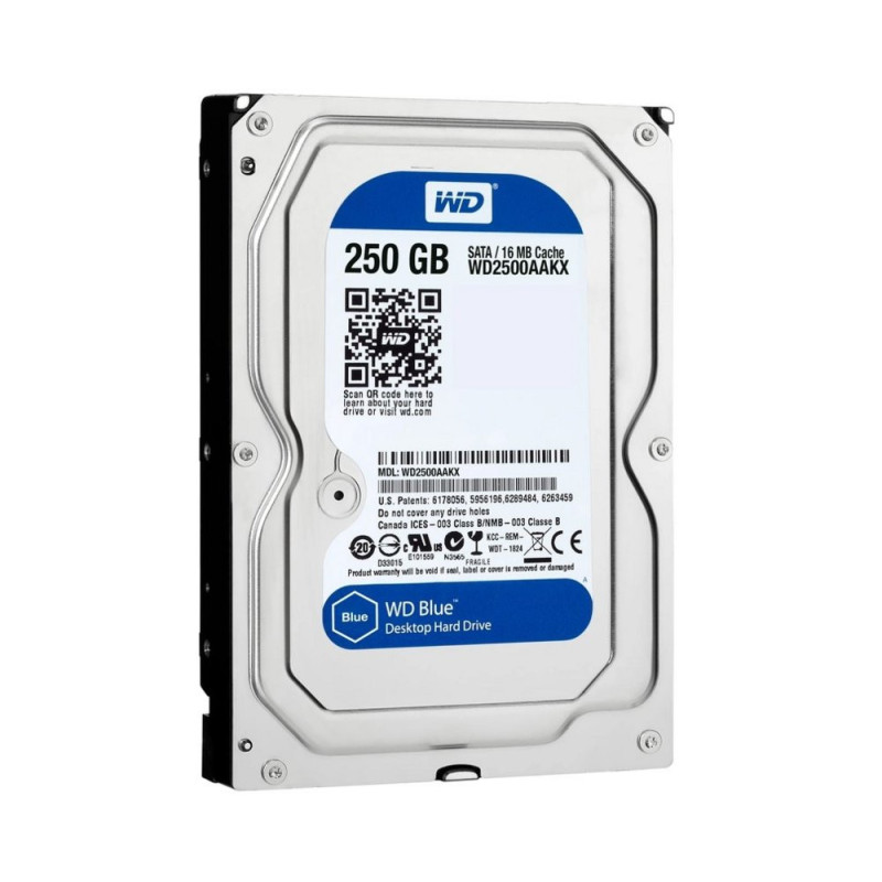 Western Digital Blue HDD 3.5  250GB SATA III  7200RPM  PULLED