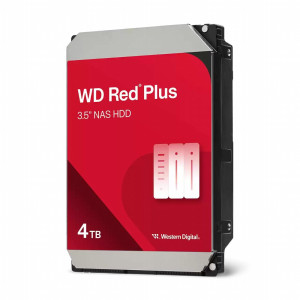 Western Digital Red Plus WD40EFZZ  Interne HDD 4 TB  3.5 SATA III  5400 RPM  128 MB Cache