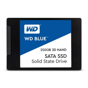 Western Digital Blue  250GB SATA SSD  2.5  555MB/s Lezen  440MB/s Schrijven