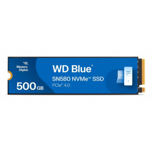 Western Digital Blue SN580  500GB NVMe SSD  M.2 Gen4  4.000MB/s Lezen  3.600MB/s Schrijven