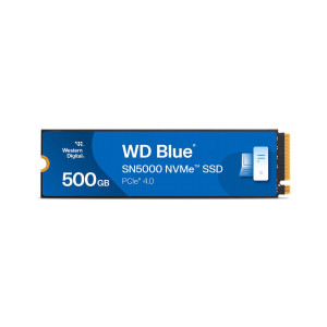 Western Digital Blue SN5000  500GB NVMe SSD  M.2 Gen4  5.000MB/s Lezen  4.000MB/s Schrijven