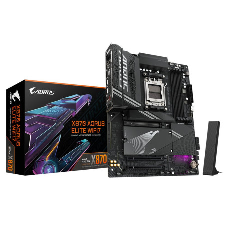 Gigabyte X870 A ELITE WIFI7  Socket AM5  AMD X870  4xDDR5  ATX  Moederbord
