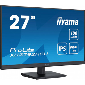 iiyama ProLite XU2792HSU-B6 27  1920x1080 IPS  100Hz  USB Hub  Monitor