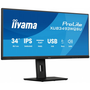 iiyama ProLite XUB3493WQSU-B6  34 Ultrawide IPS Monitor  3440x1440 UWQHD  120Hz  LED  Zwart