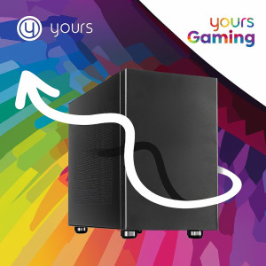 YOURS GAMING  Intel Core i5-14400F  NVIDIA GeForce RTX 5060  32GB RAM  1TB SSD  W11 Professional