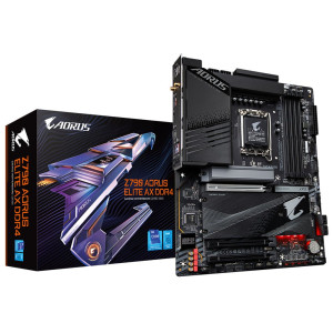 Gigabyte Z790 AORUS ELITE AX DDR4 (REV 1.0)  Socket LGA 1700  Intel Z790  4xDDR4  ATX  Moederbord