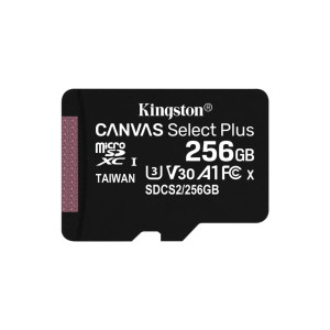 Kingston Canvas Select Plus  MicroSDXC  256GB  Class 10  UHS-I U1