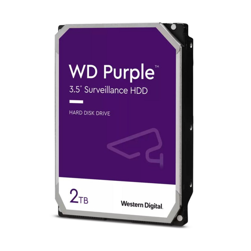 Western Digital Purple Surveillance HDD 3.5  2TB SATA III  5400RPM  RENEWED