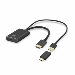 ACT AC7537  HDMI naar USB Type C female adapter  4K 60Hz