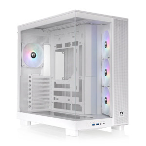 Thermaltake View 380 XL TG ARGB  Mid Tower Case  Snow (CA-11E-00M6WN-00)